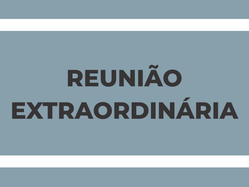 Reunião Extraordinária 